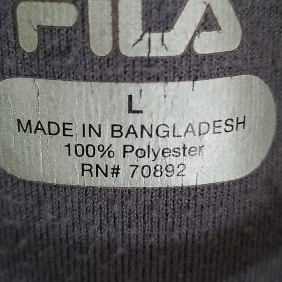 Men's Fila lightweight jacket.  Size L - Picture 3 of 6